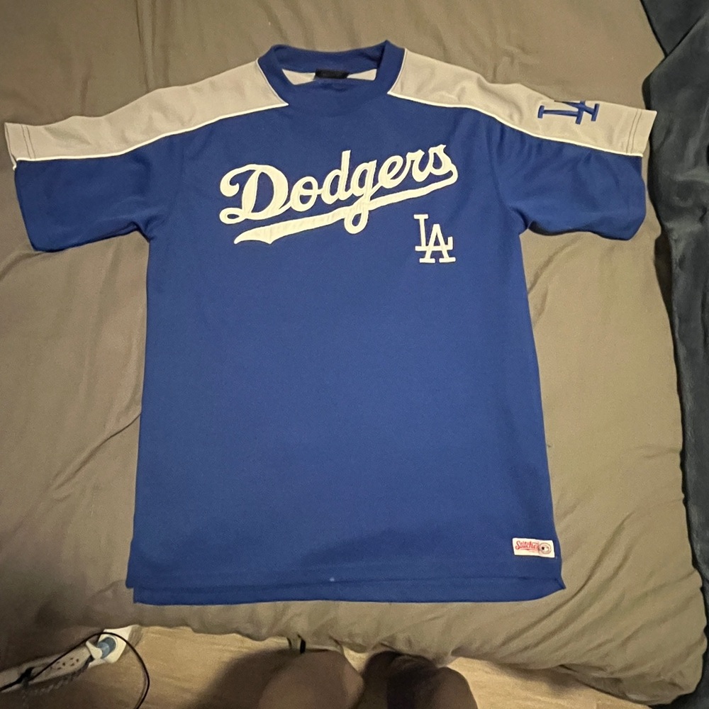 Dodgers Blue and White Jersey